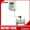 Stationary ultrasonic flow meter